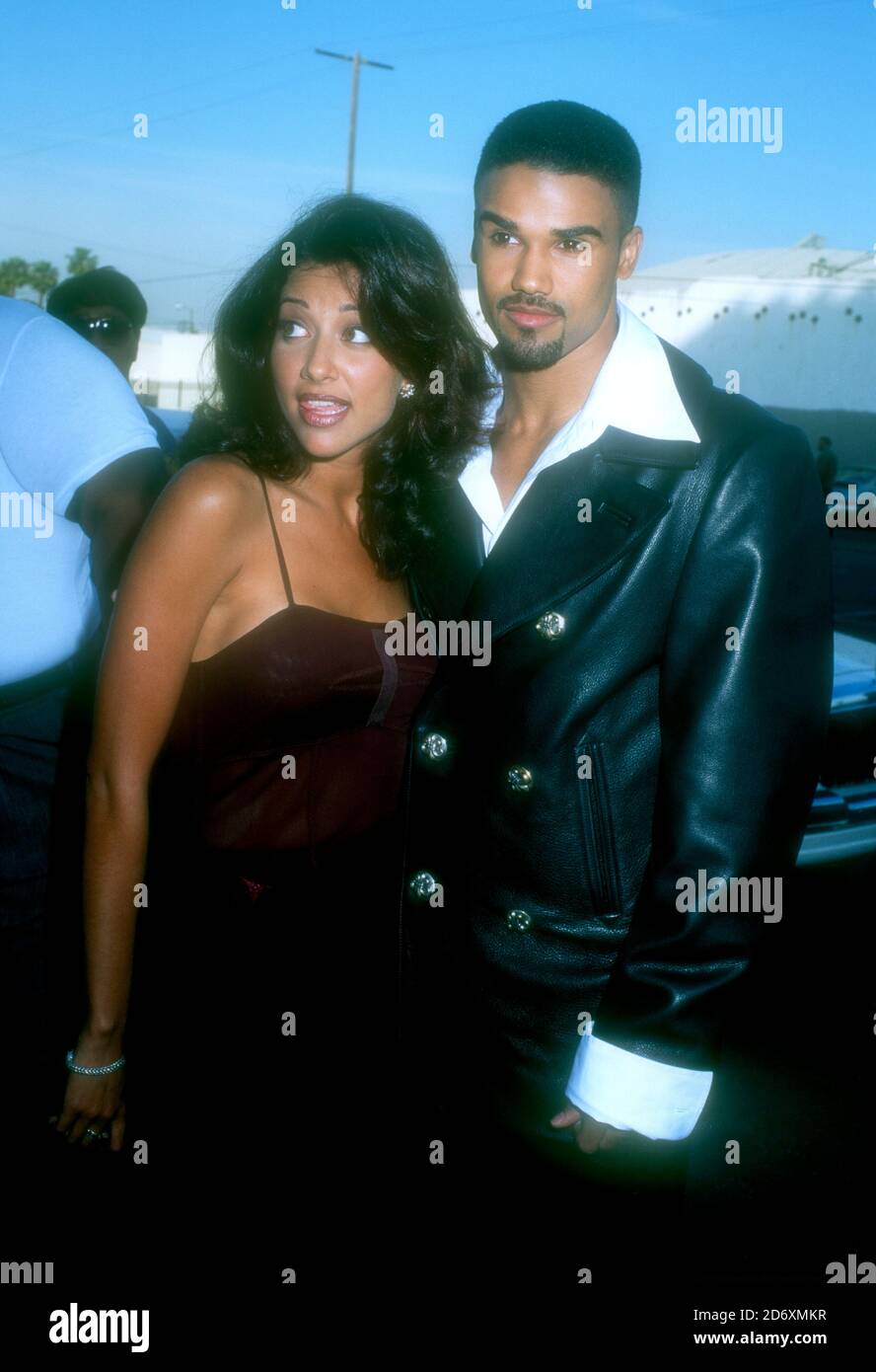 Los Angeles, California, USA 29th March 1996 Actress Idalis DeLeon and  actor Shemar Moore attend the 10th Annual Soul Train Music Awards at the  Shrine Auditorium on March 29, 1996 in Los