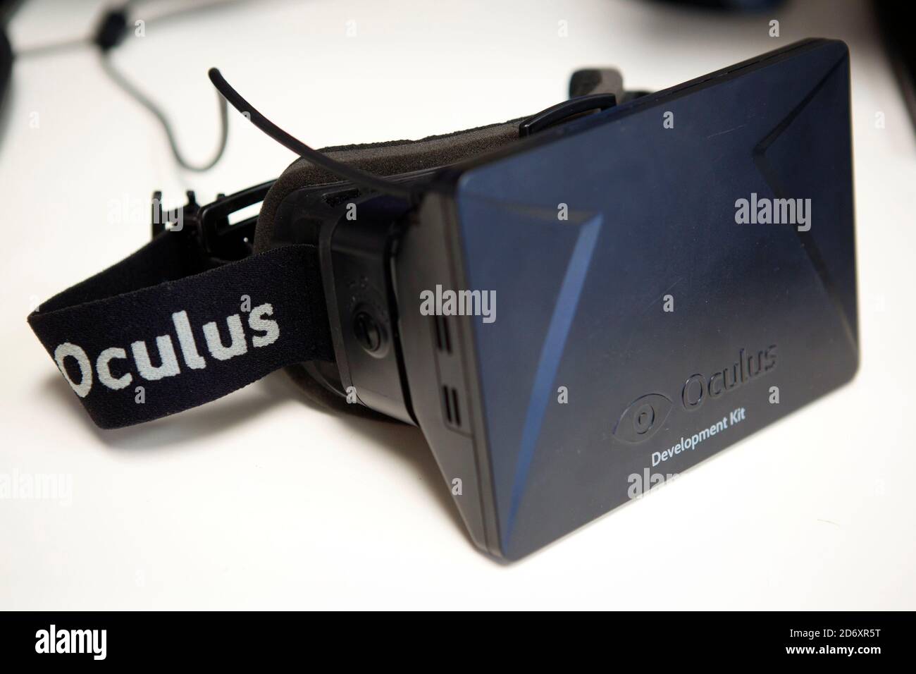 Irvine, California, USA. 6th Feb, 2013. A prototype of the Oculus Rift  virtual reality video game headset the Oculus company is developing in  Irvine, California on Wednesday, February 6, 2013. © 2013