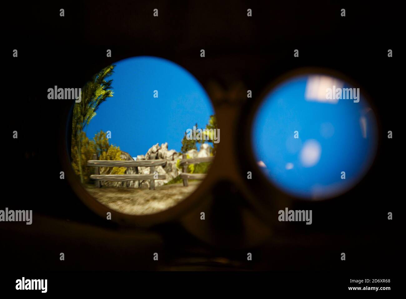 Irvine, California, USA. 6th Feb, 2013. Interior view, with one lens ...