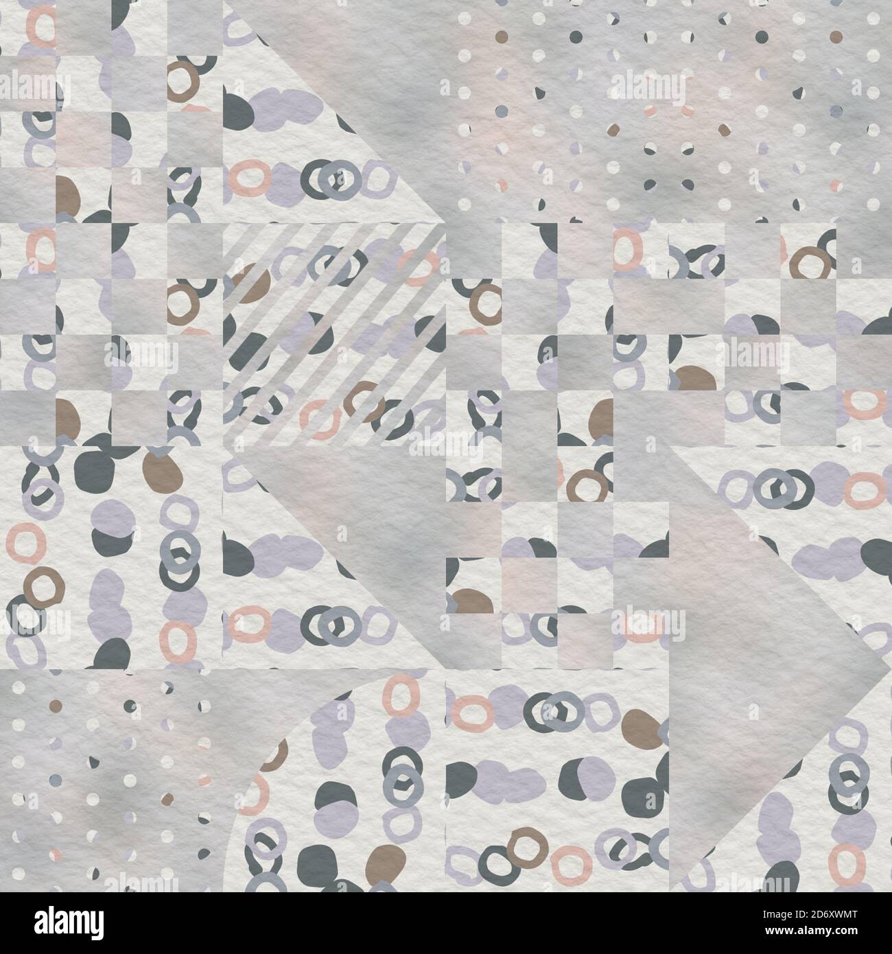 Hip random geo pattern on blurry background Stock Photo - Alamy
