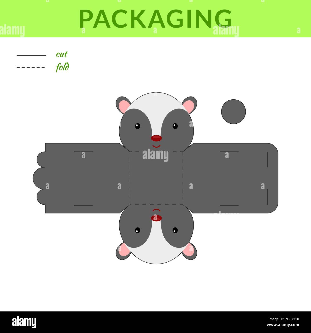 Animal box diy cutout hi-res stock photography and images - Alamy
