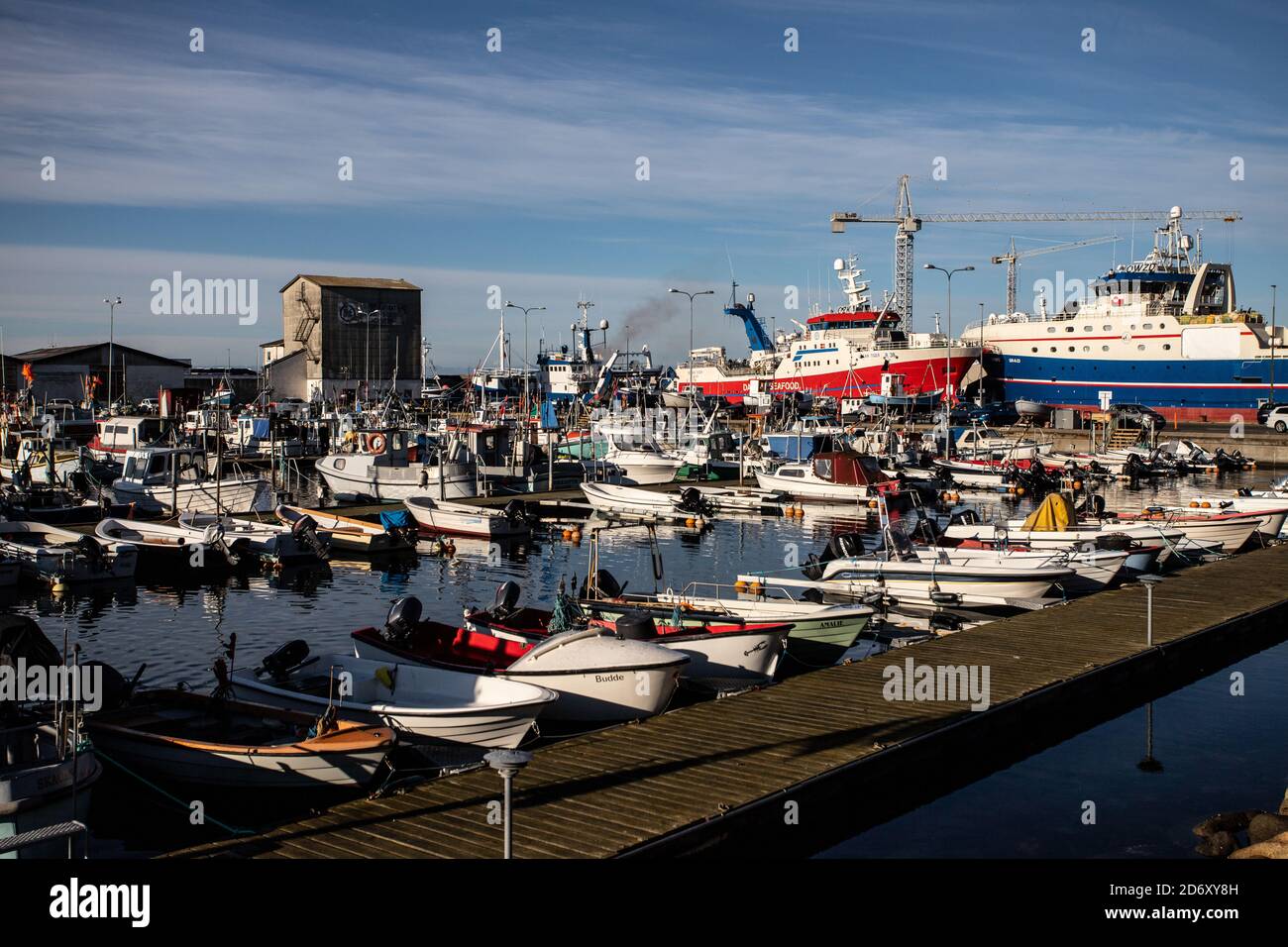 shipyard Skagen, Denmark Stock Photo
