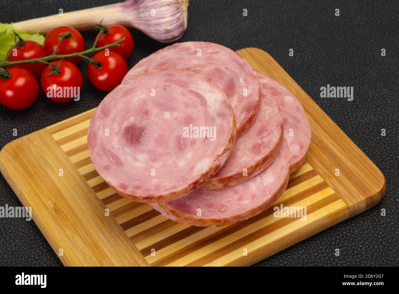Natural ham made from pork meat Stock Photo - Alamy
