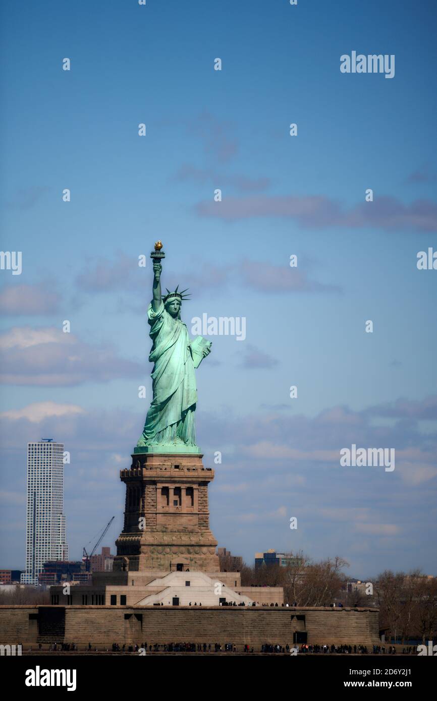 Statue of Liberty as portrait Stock Photo - Alamy