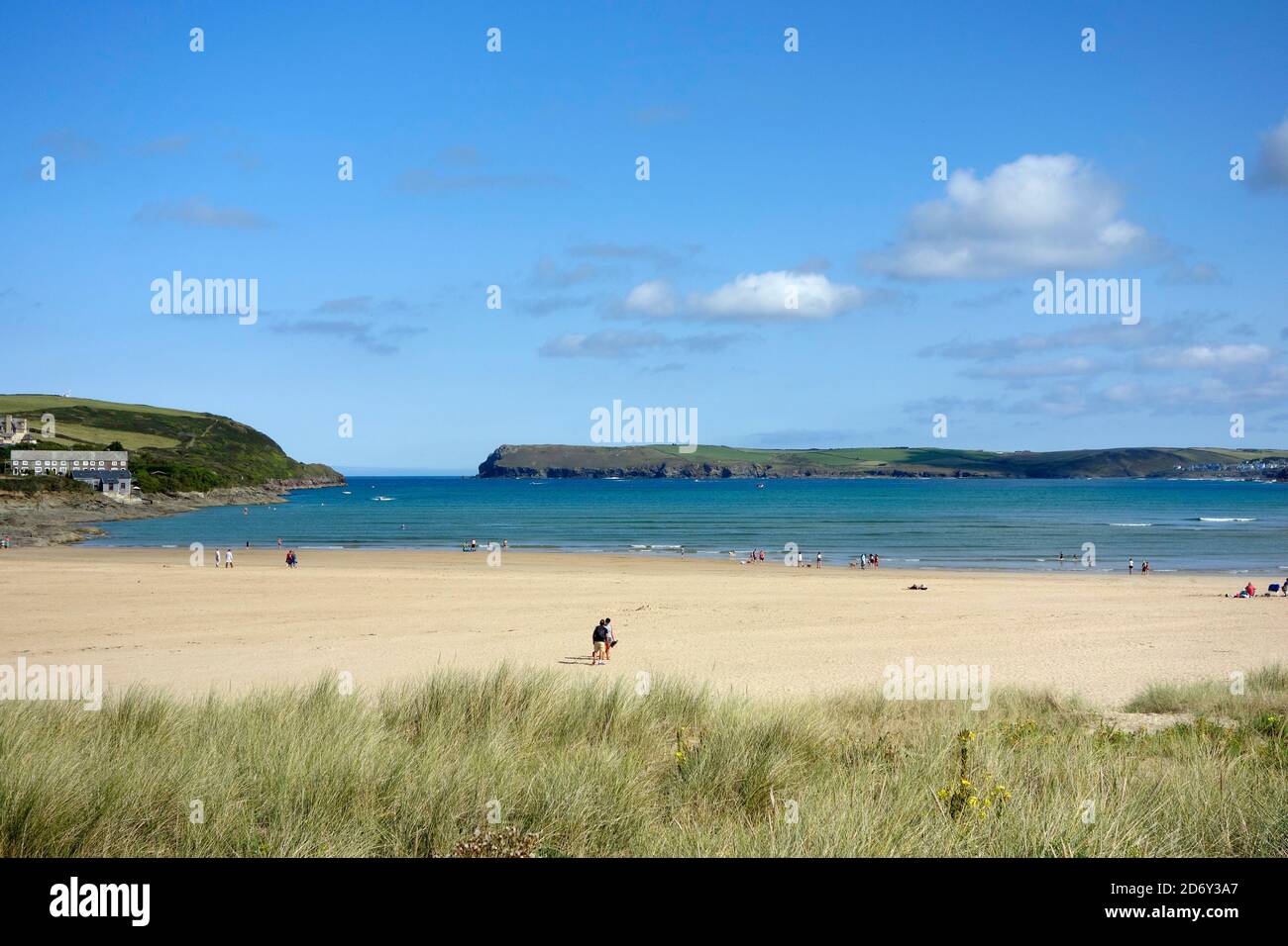 River Camel Estuary and Beach, Nr Padstow, North Cornwall, England, UK in September Stock Photo
