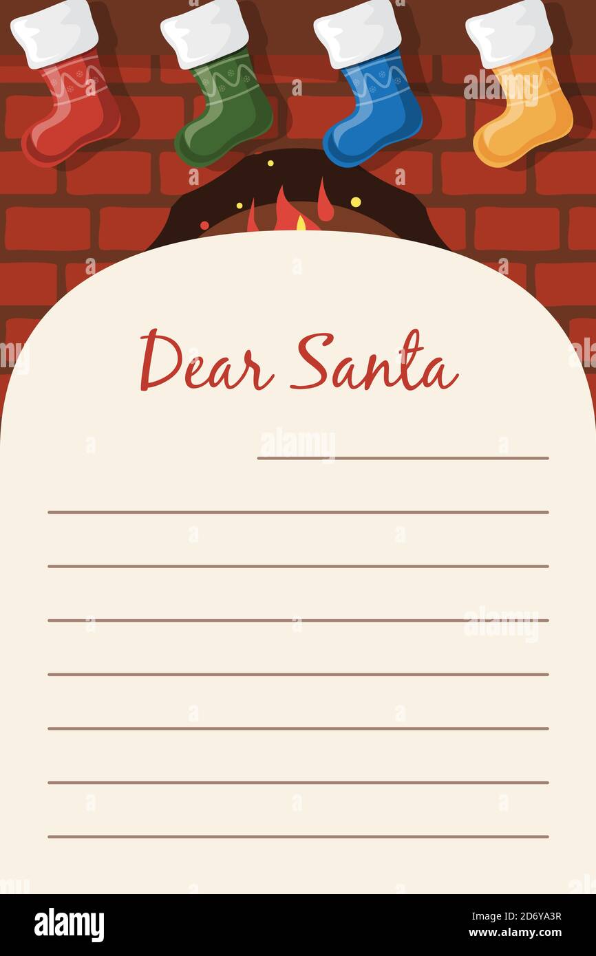 santa letter paper