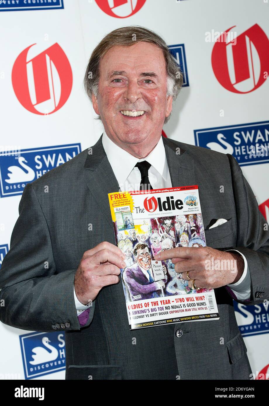 Terry Wogan attending the 2011 Oldie of the Year Awards, at Simpsons on the Strand in central London. Stock Photo