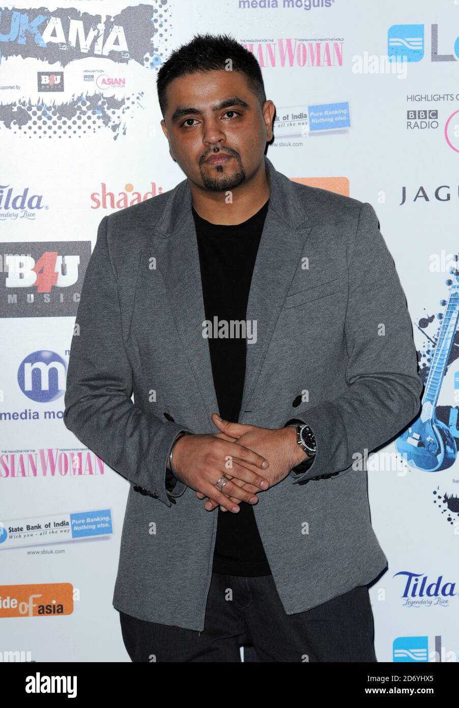 Rishio Rish Rishi Rich arrives at the UK Asian Music Awards, at the Roundhouse in ...