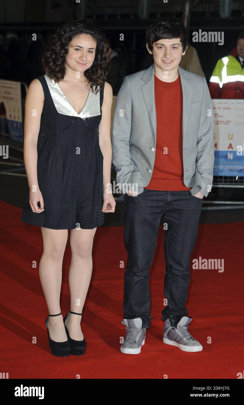 Craig Roberts and Yasmin Paige arrive at the premiere of Submarine, at the  BFI cinema on London's South Bank Stock Photo - Alamy
