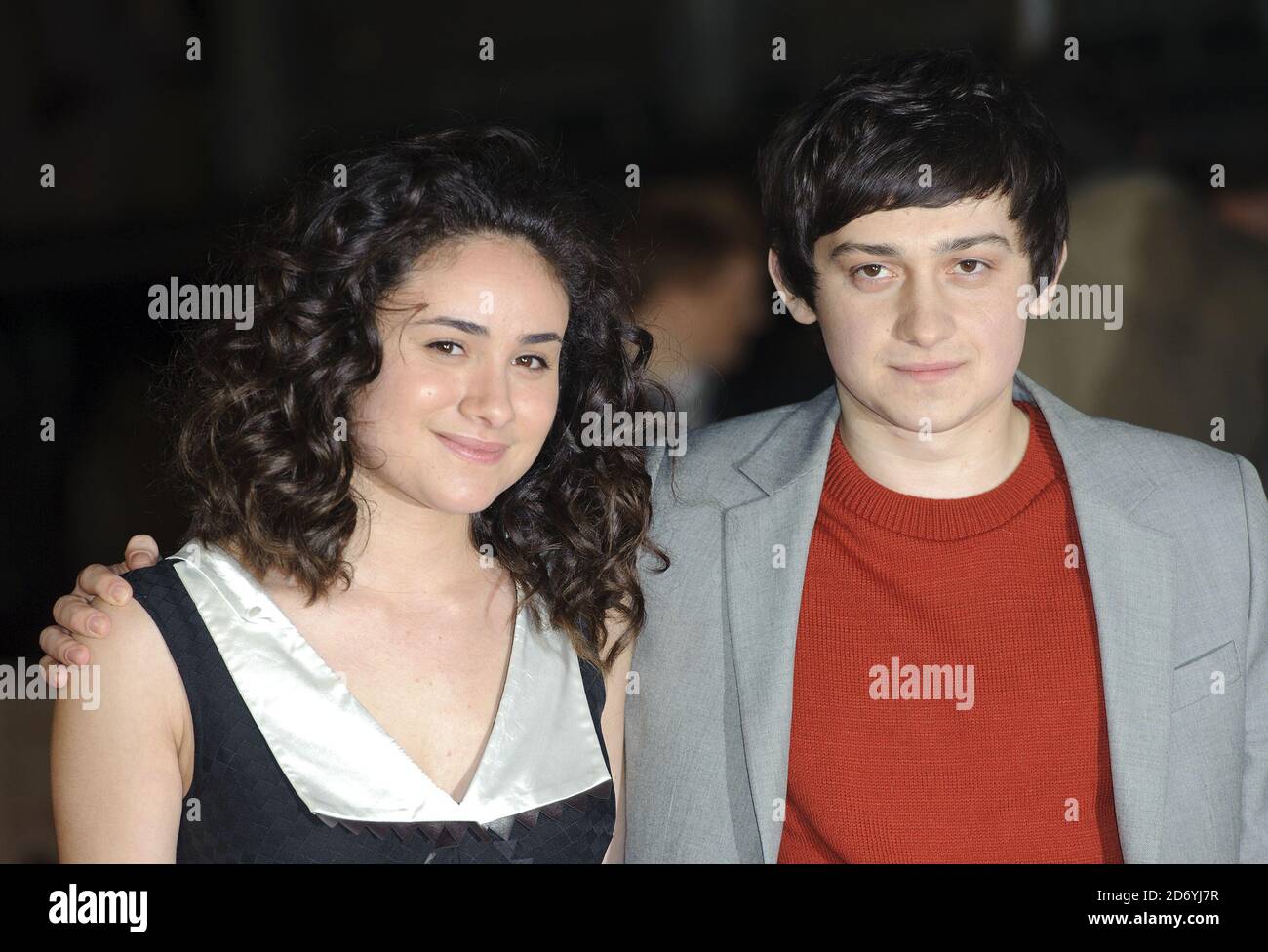 Craig Roberts and Yasmin Paige arrive at the premiere of Submarine, at the  BFI cinema on London's South Bank Stock Photo - Alamy