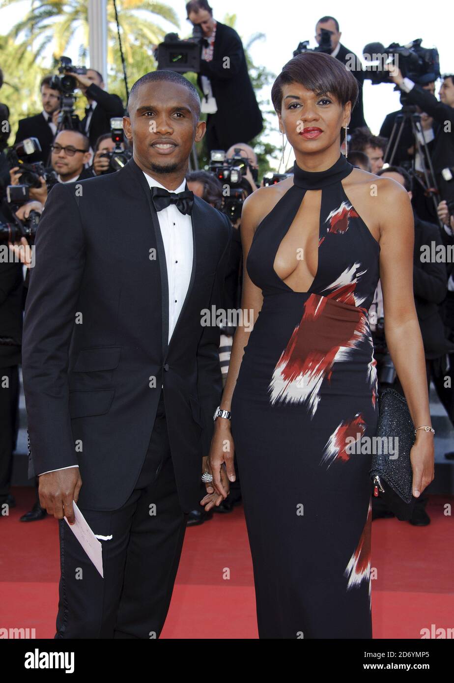 Samuel And Georgette Eto O Arrive At The Premiere Of Tree Of Life During The 64th Cannes International Film Festival At The Palais Des Festivales In Cannes France Stock Photo Alamy alamy
