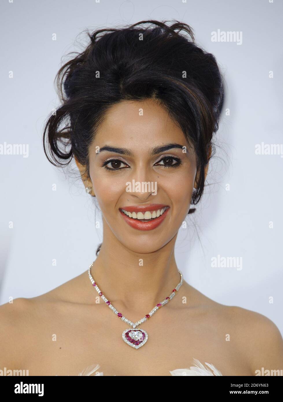 Mallika Sherawat arriving at the AmfAR Gala, during the 64th Cannes International Film Festival, at the Hotel du Cap, in Cannes, France. Stock Photo