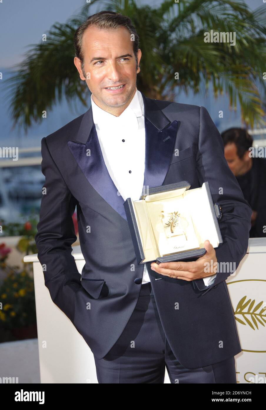 Palme d'Or Ã¢Â€Â“ Best Actor winner Jean Dujardin pictured during an award  winners photocall, during the 64th Cannes International Film Festival, at  the Palais des Festivales in Cannes, France Stock Photo -