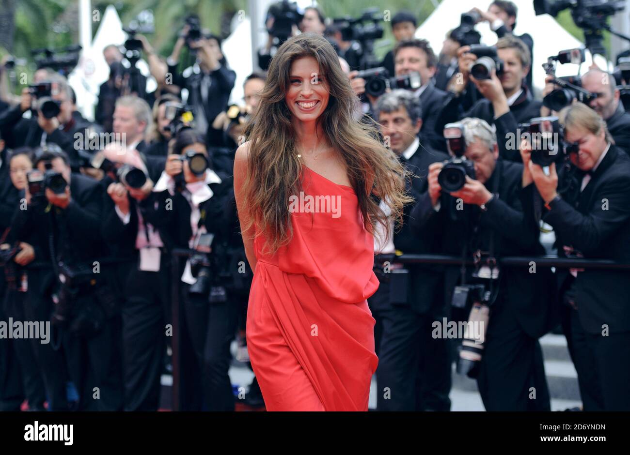 Maiwenn Le Besco arriving at the premiere of Les Bien-Aimes and the closing ceremony of the 64th Cannes International Film Festival, at the Palais des Festivales in Cannes, France. Stock Photo