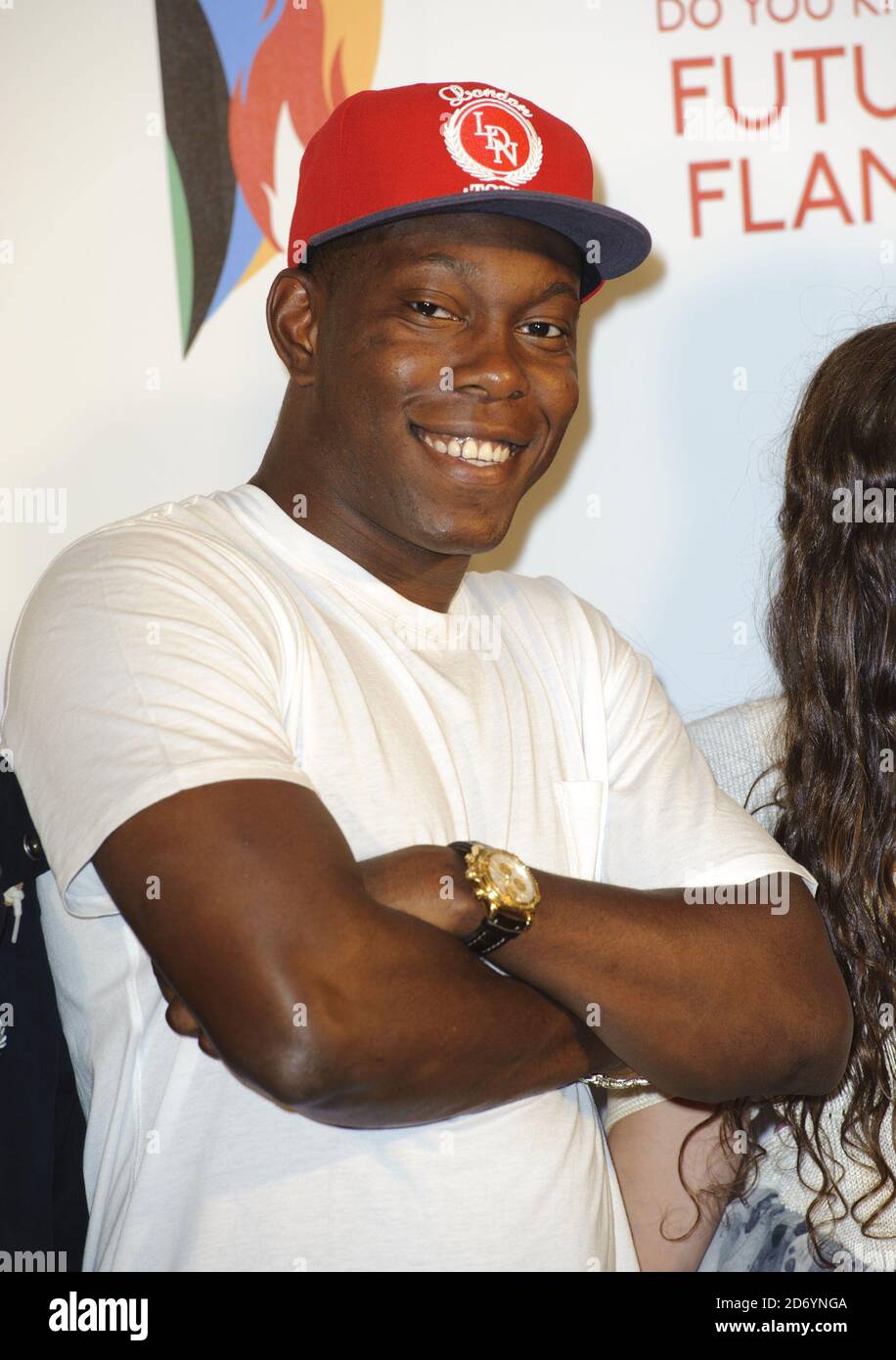 Dizzee Rascal 2012 Dizzee Rascal pictured at theCoca-Cola London 2012 Olympic Torch Relay ...