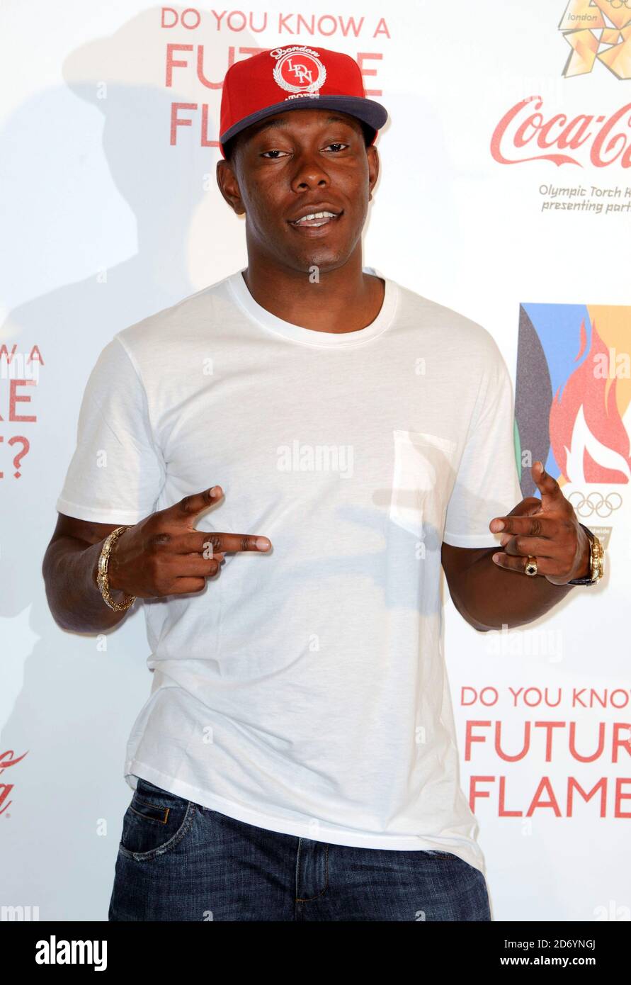 Dizzee Rascal 2012 Dizzee Rascal pictured at theCoca-Cola London 2012 Olympic Torch Relay ...