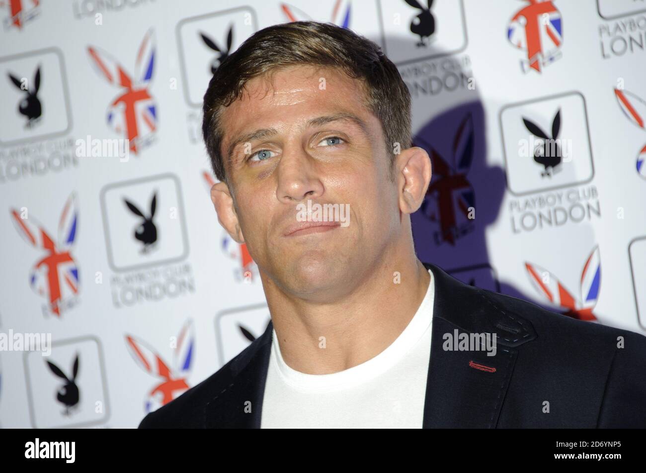 Alex Reid arriving at the launch party of the Playboy Club in Mayfair