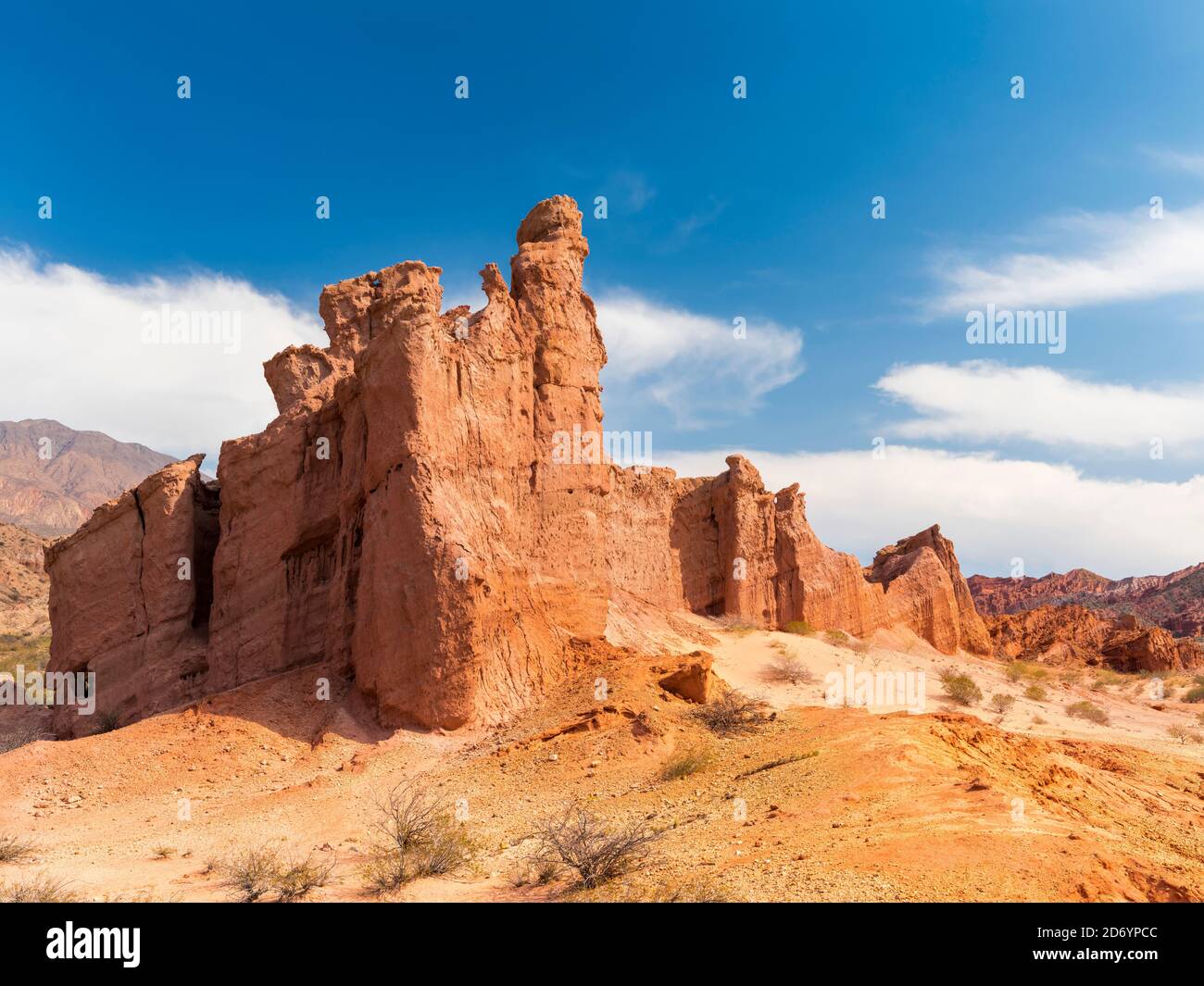 Quebrada de las Conchas also called Quebrada de Cafayate. A canyon with