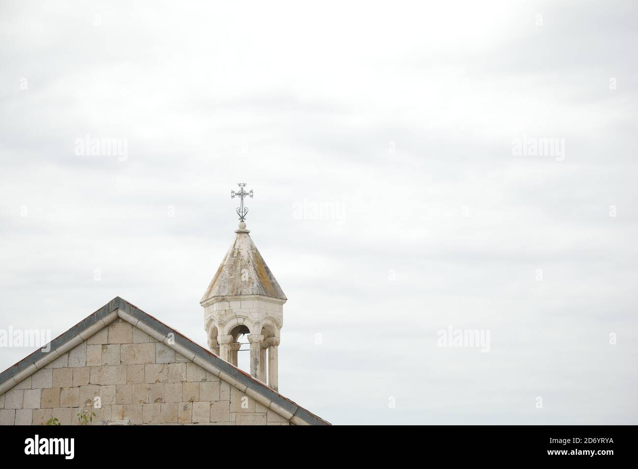 Beautiful shot of the Ghazanchetsots Holy Savior Cathedral Stock Photo