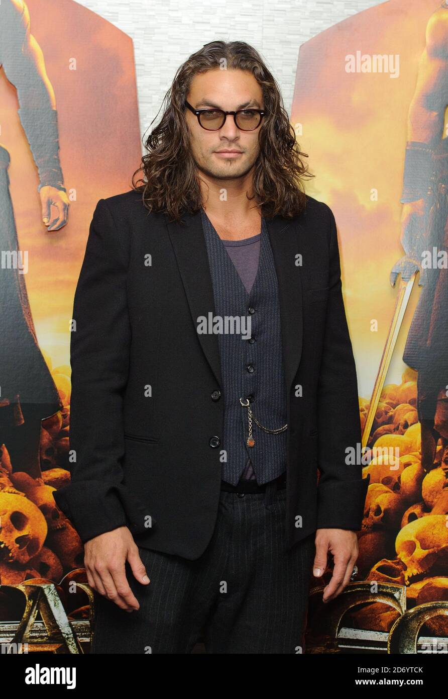 Jason Momoa attends the premiere of Conan The Barbarian, part of the Empire Big Screen at the O2 Cineworld in east London. Stock Photo