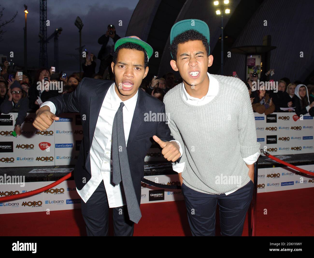 Rizzle Kicks attending the MOBO awards, at the SECC in Glasgow ...