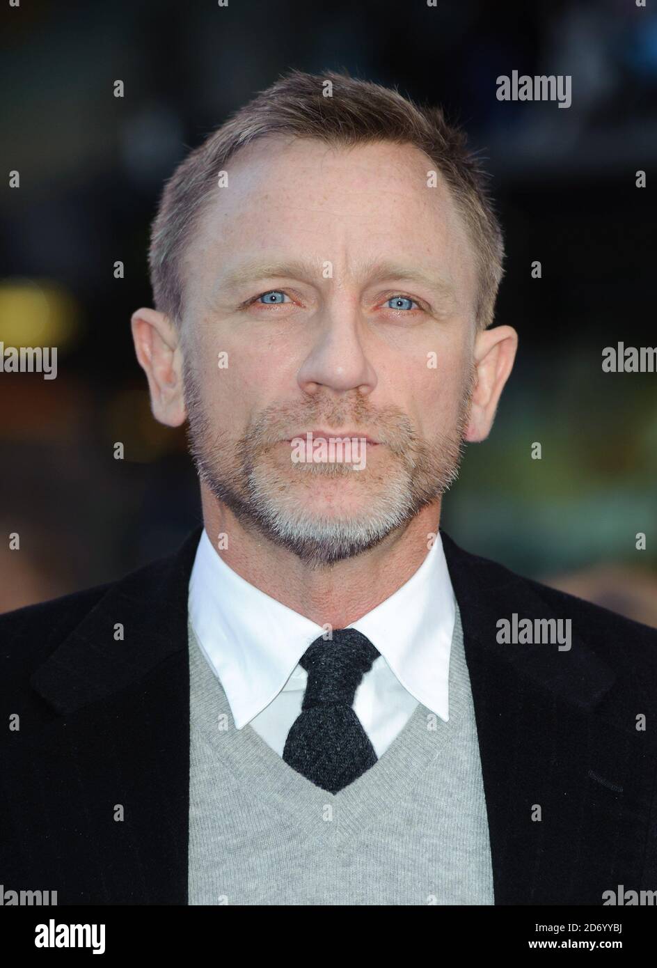 Daniel Craig attending the premiere of Tintin, at the Odeon cinema in ...