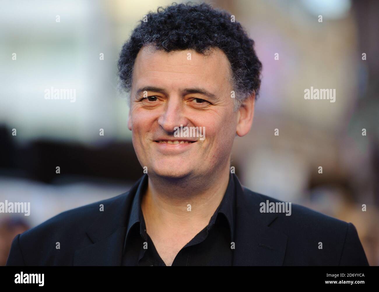 Steven Moffat attending the premiere of Tintin, at the Odeon cinema in
