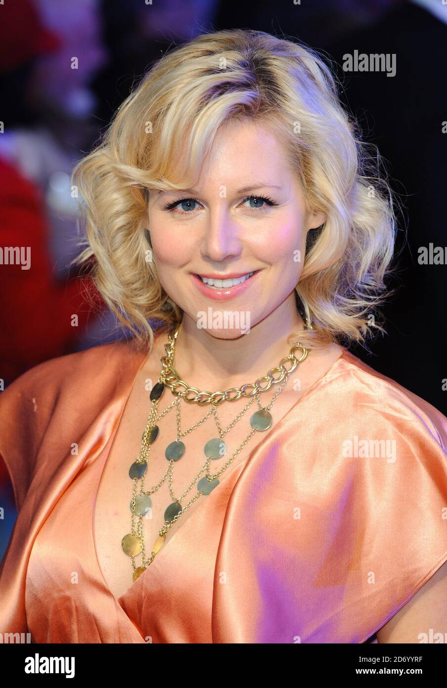 Abi Titmuss arrives at the premiere of Arthur Christmas, at the Empire cinema in Leicester Square, London. Stock Photo