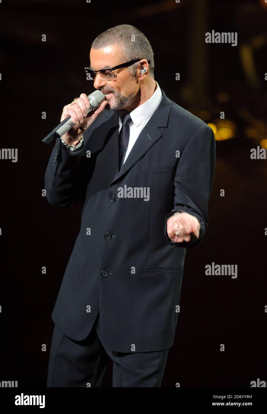 Michael George Opera George Michael performing on stage at the Royal Opera House in Covent ...