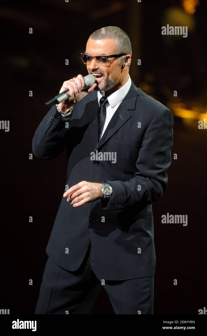 Michael George Opera George Michael performing on stage at the Royal Opera House in Covent ...