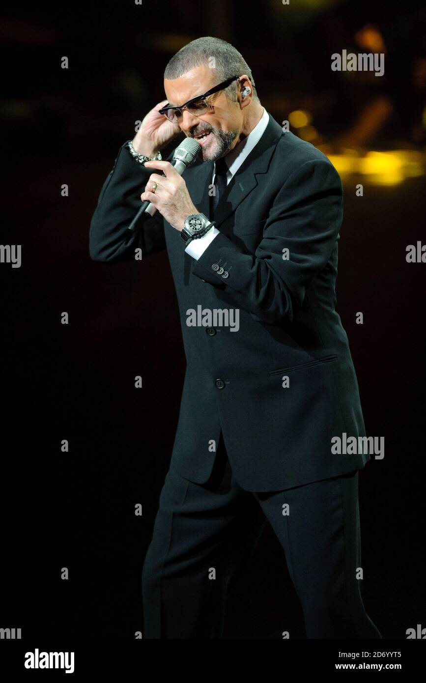Michael George Opera George Michael performing on stage at the Royal Opera House in Covent ...