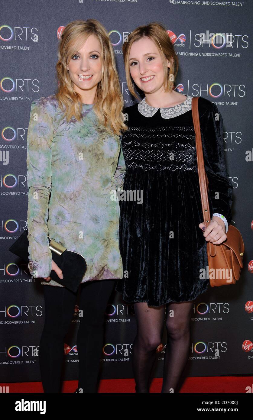 Joanna Froggatt and Laura Carmichael arrives at the Virgin Media Shorts