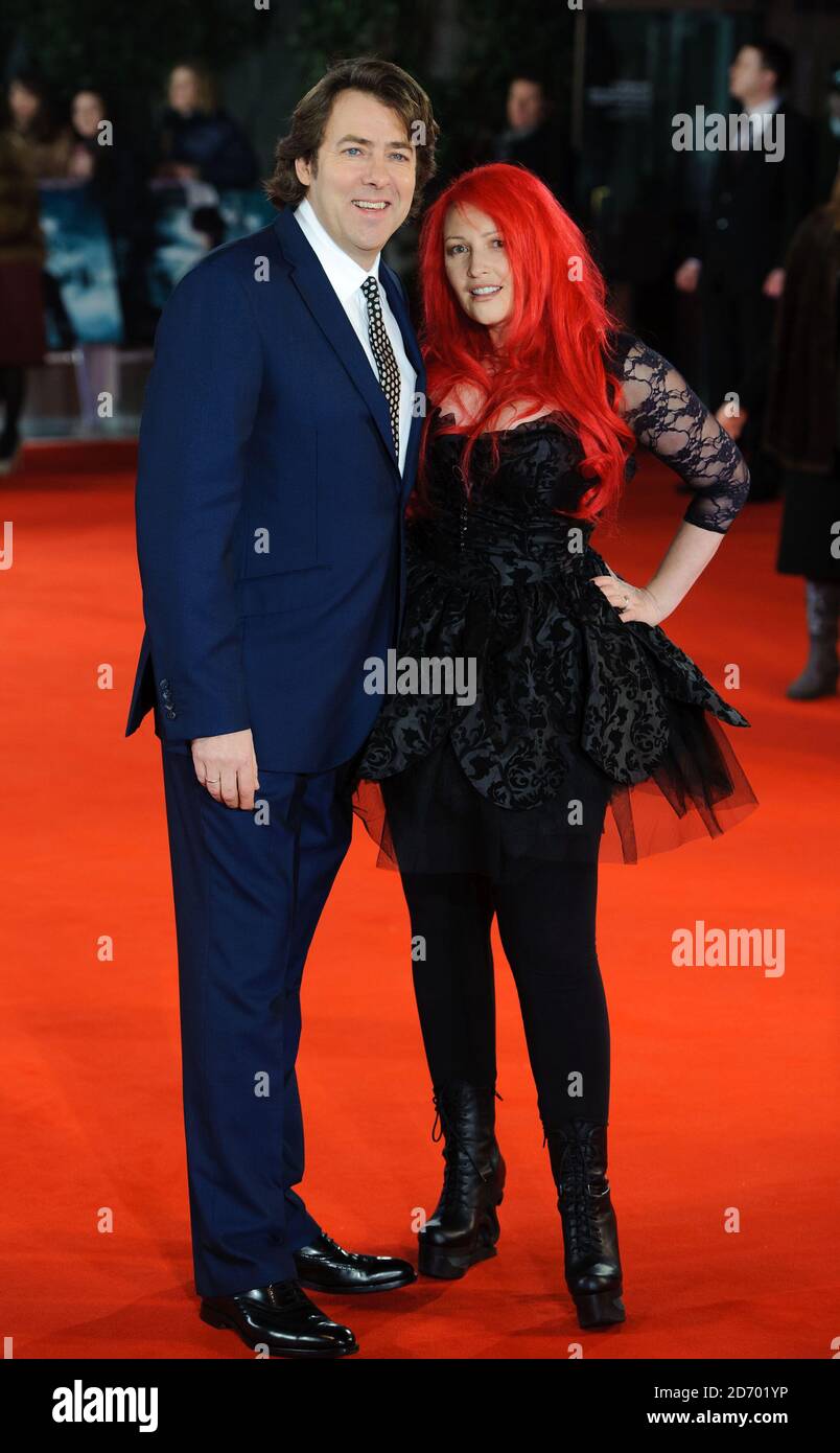 Jonathan Ross And Jane Goldman Attending The Premiere Of Woman In Black At The Royal Festival