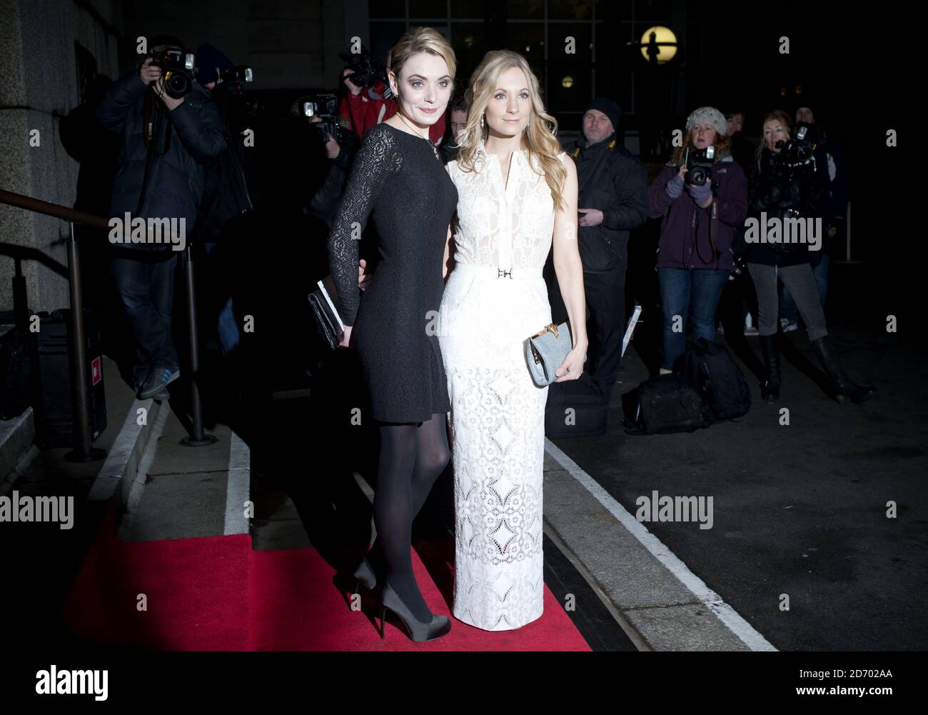 Christine Bottomley and Joanne Froggatt arriving at the Evening Standard British Film Awards 2012, at the London Film Museum. Stock Photo