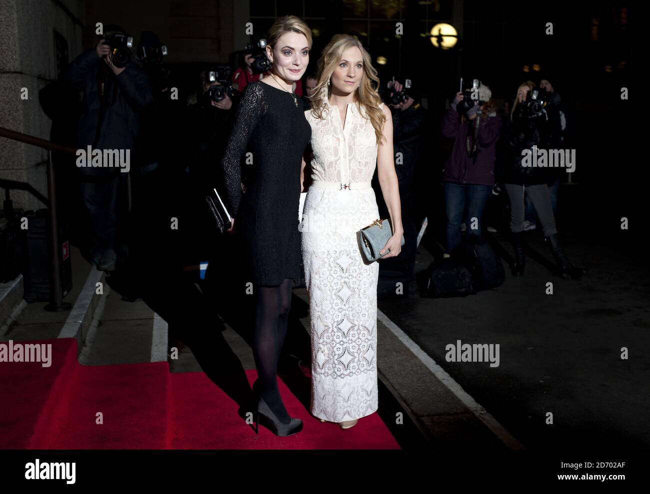 Christine Bottomley and Joanne Froggatt arriving at the Evening Standard British Film Awards 2012, at the London Film Museum. Stock Photo