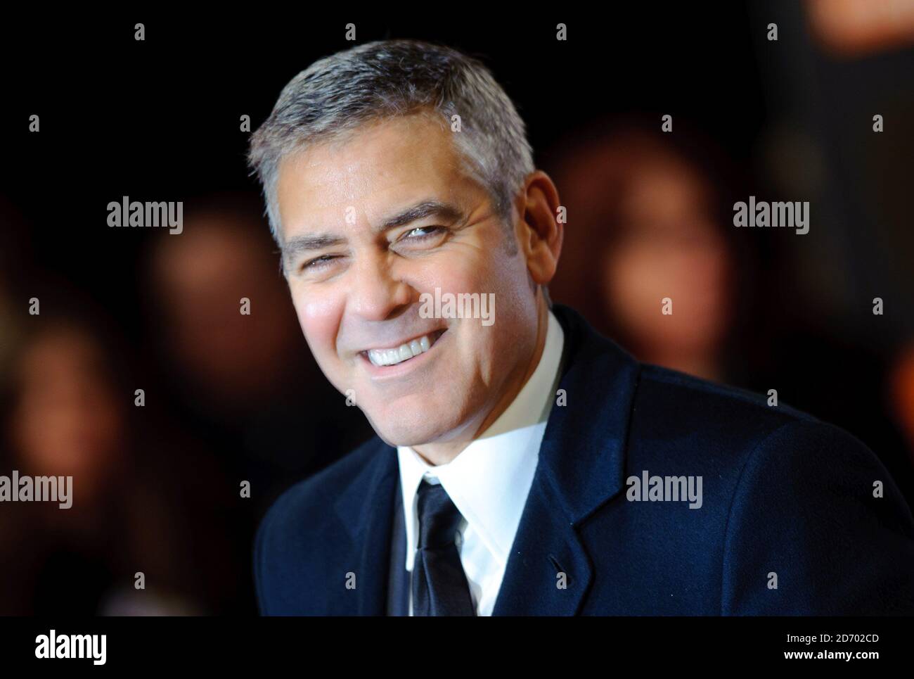 George Clooney arriving for the 2012 Orange British Academy Film Awards at the Royal Opera House, Bow Street, London Stock Photo