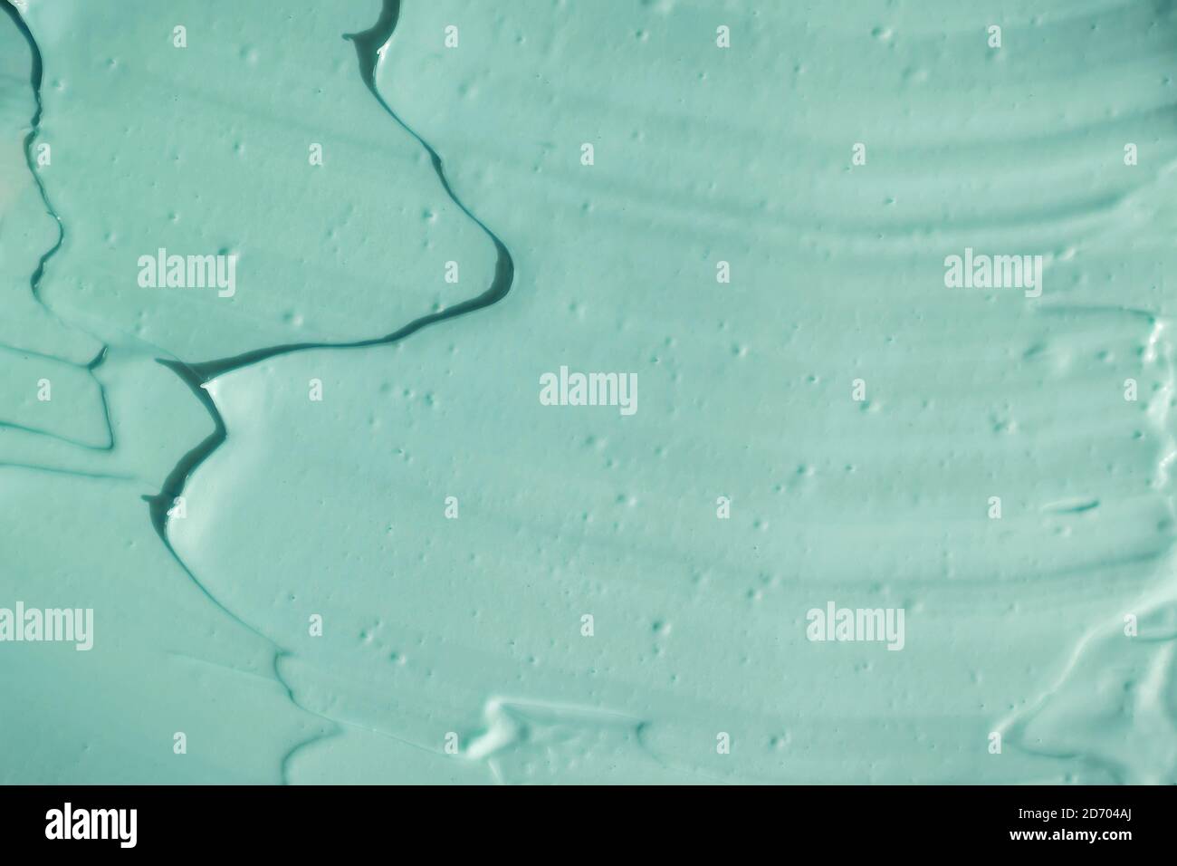 Blue cosmetic clay texture close up. Stock Photo