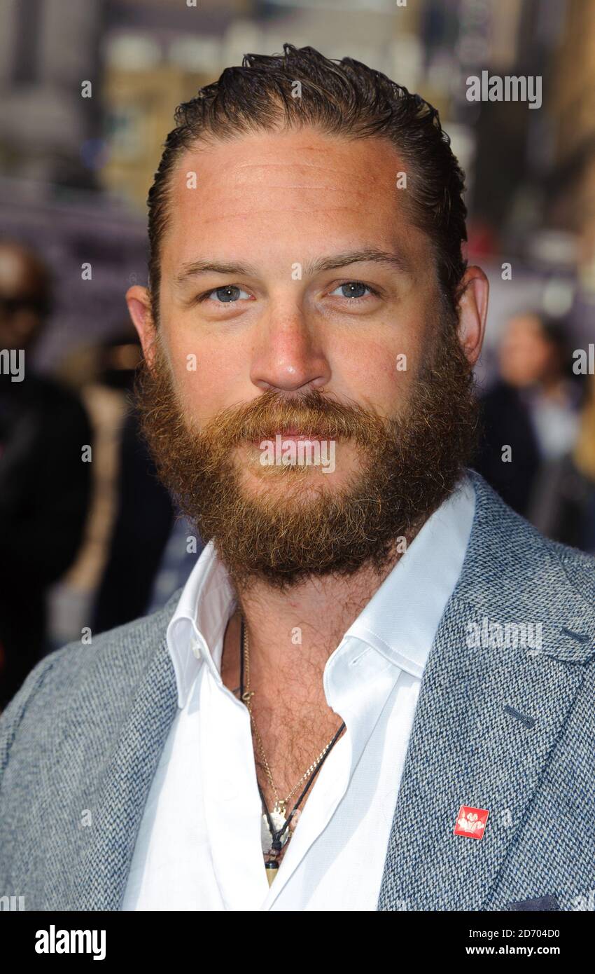 Tom Hardy arriving at the Prince's Trust and L'Oreal Paris Celebrate  Success Awards, at the Odeon Cinema in Leicester Square, London Stock Photo  - Alamy