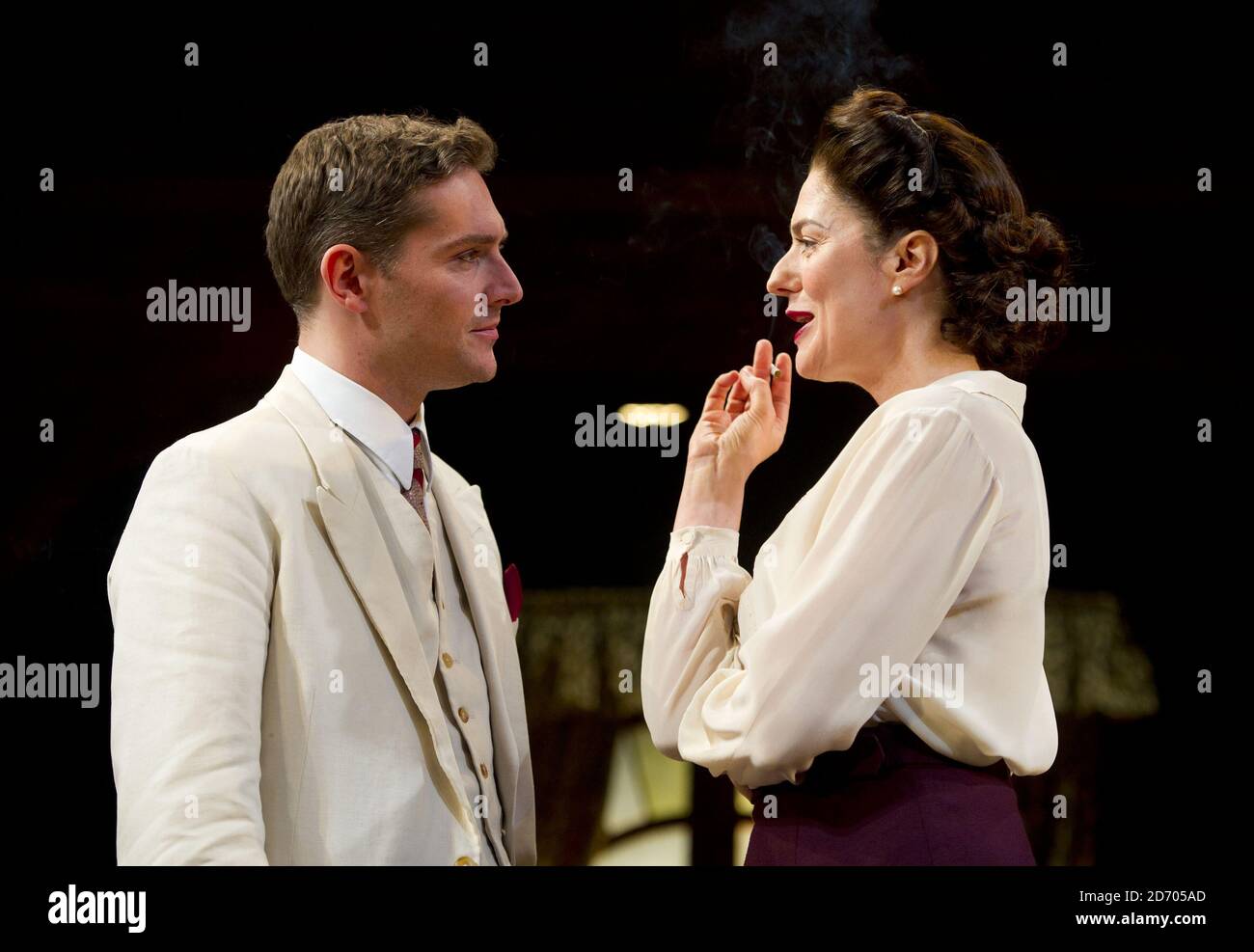 Anna Chancellor and Mark Umbers perform scenes from The Browning