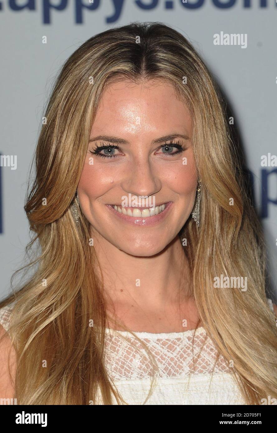 Georgie Thompson attending the Carphone Warehouse Appys, at Battersea Power Station in south London. Stock Photo
