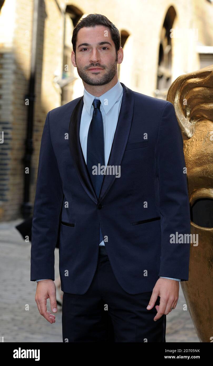 Tom Ellis attending the BAFTA Television Craft Awards, at The Brewery in east London. Stock Photo