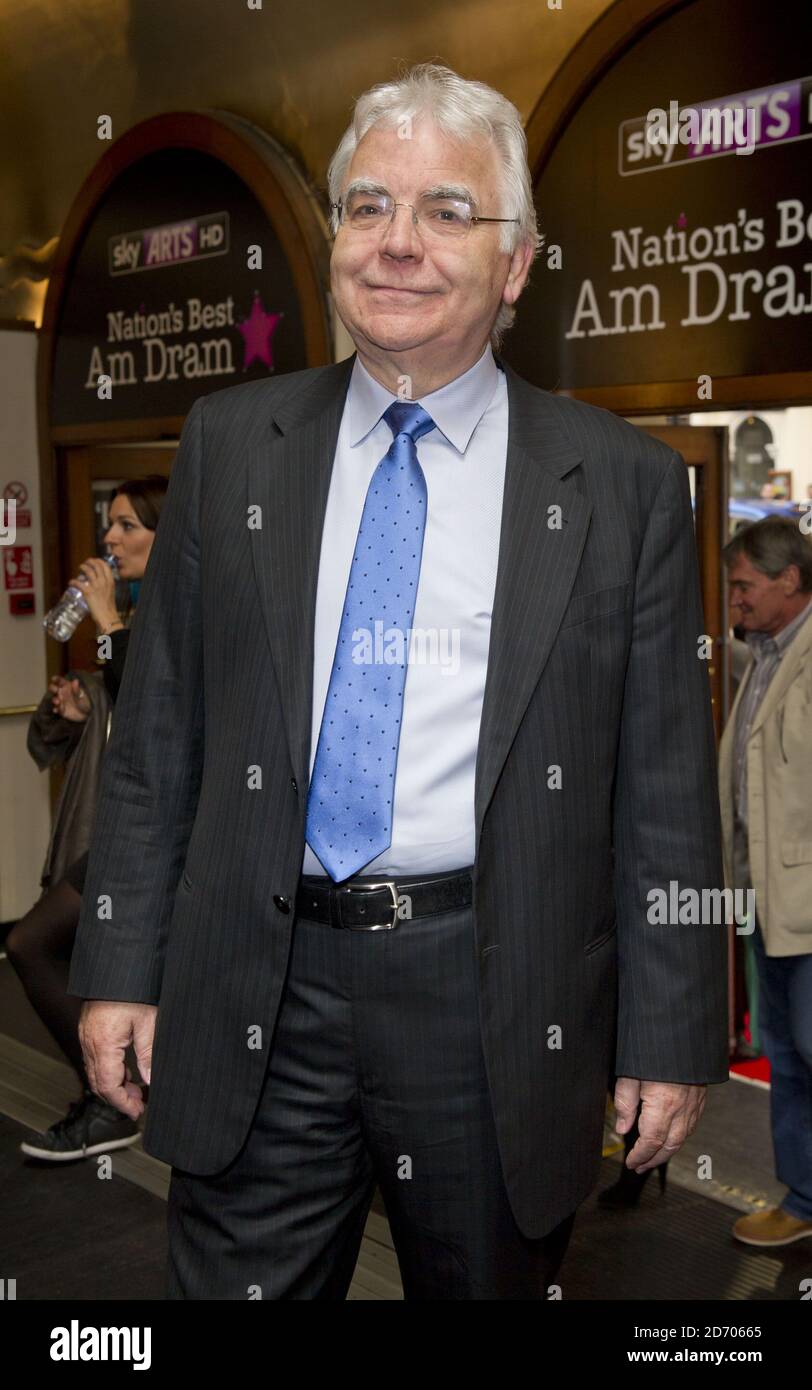 Bill Kenwright attending a performance for the Sky Arts HD show 'Nations Best Am Drama', at the Lyric Theatre in central London. Stock Photo