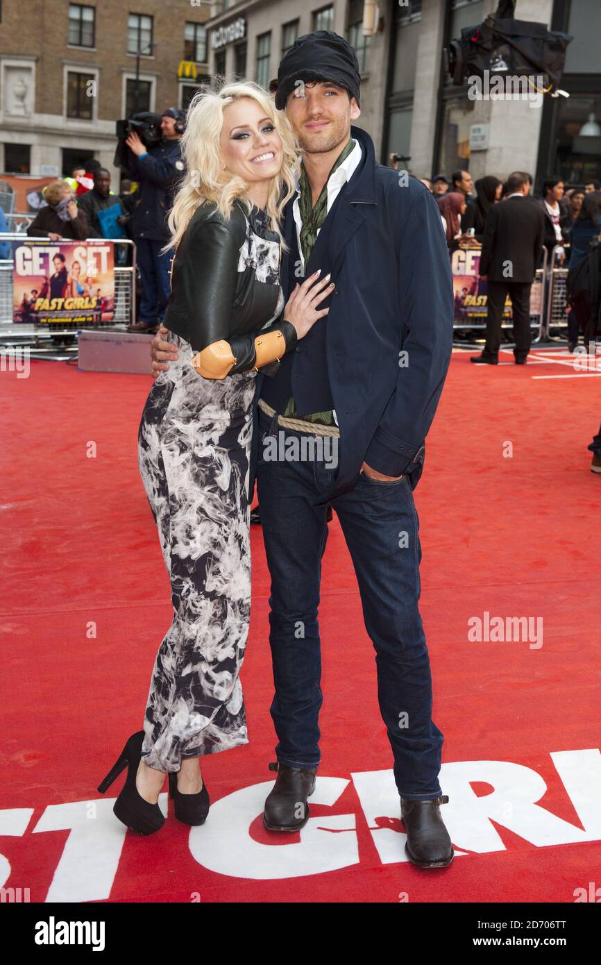 Kimberly Wyatt arriving at the world premiere of Fast Girls at the ...