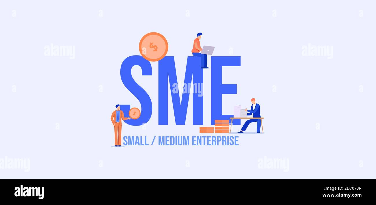 Small medium enterprise Stock Vector Images - Alamy