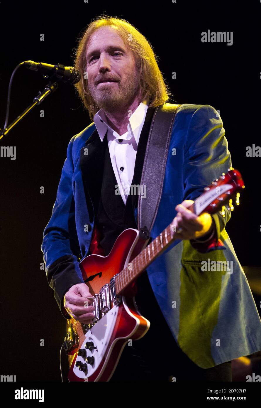 Tom Petty performing at the Isle of Wight festival, at Seaclose Park, Newport Stock Photo