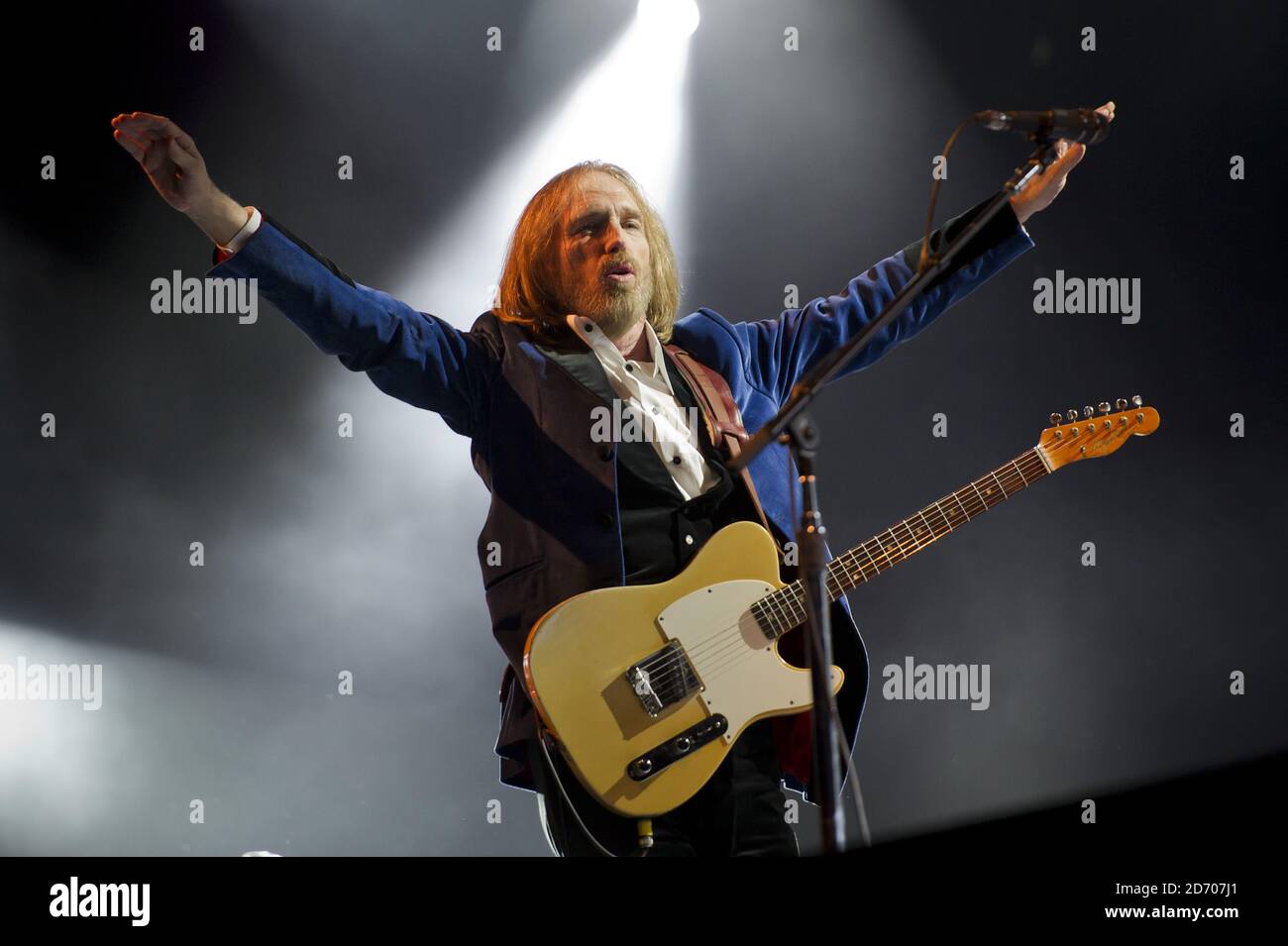 Tom Petty performing at the Isle of Wight festival, at Seaclose Park, Newport Stock Photo