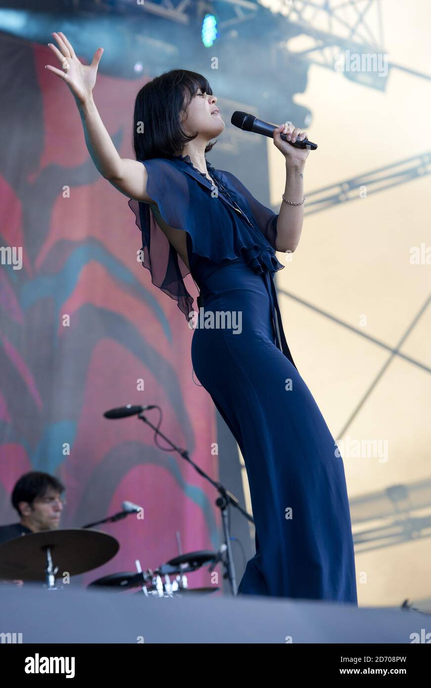 Natasha Khan of Bat for Lashes performing at the Latitude festival in