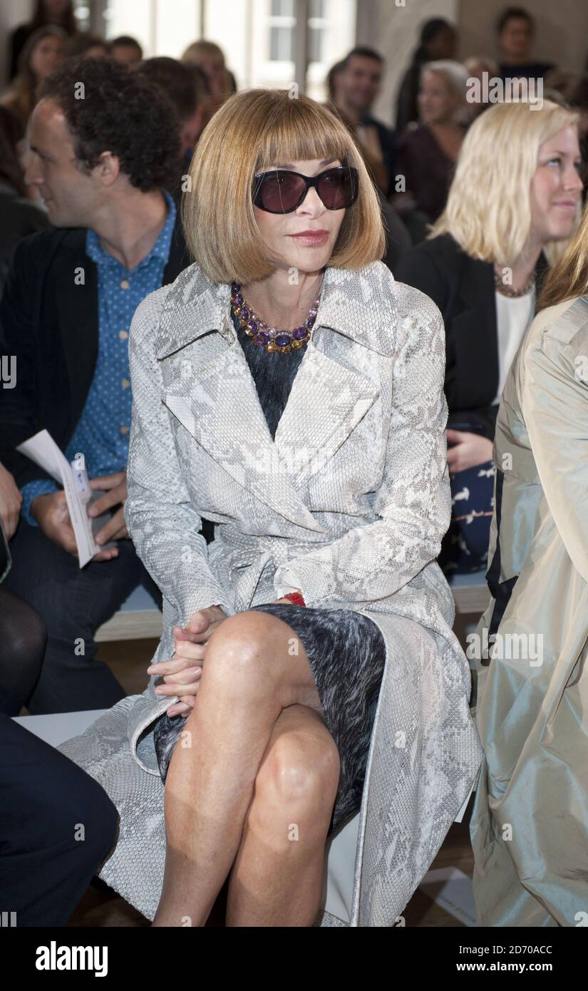 Anna wintour on front row hi-res stock photography and images - Alamy