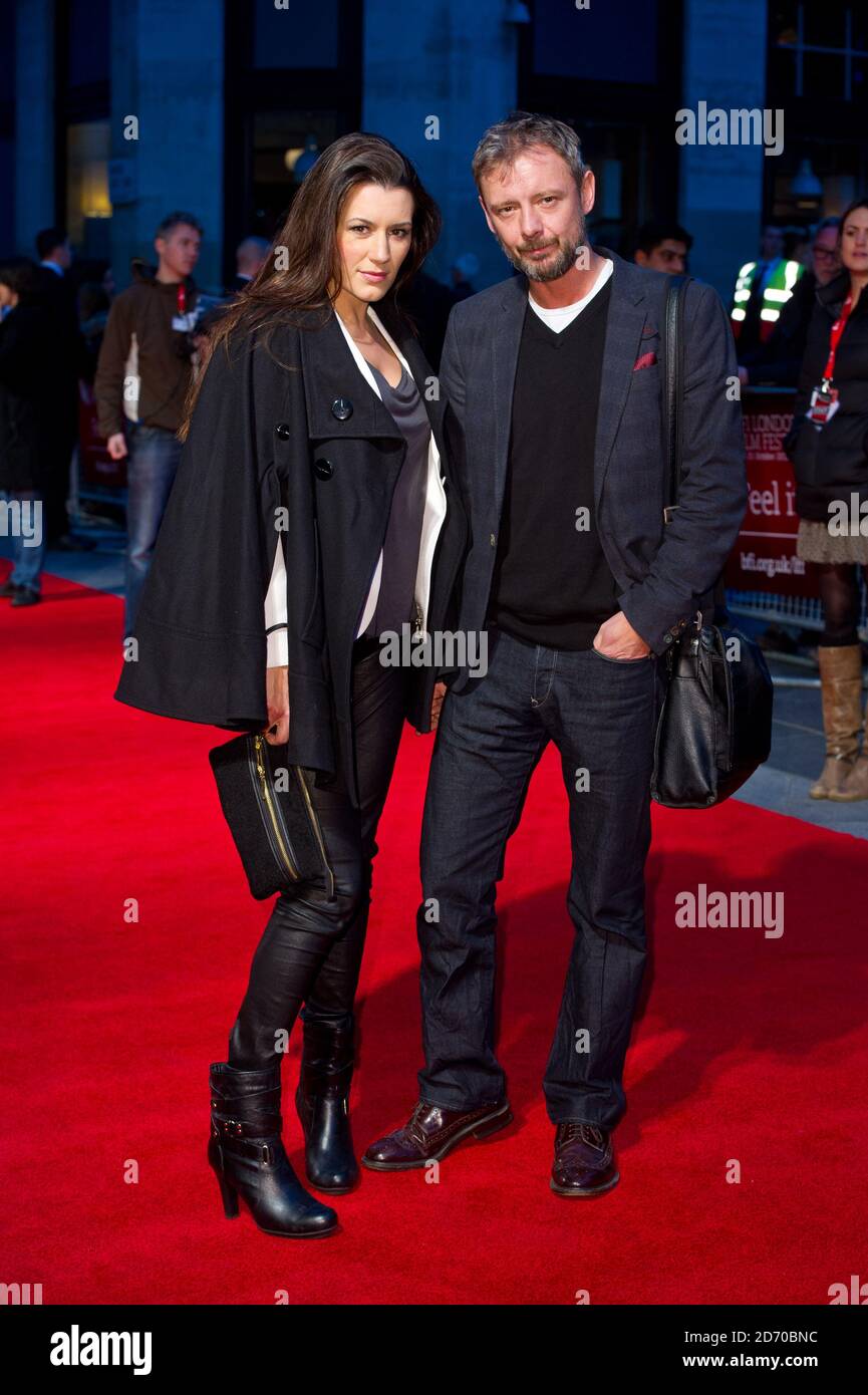 John Simm and Kate Magowan attending the BFI London Film Festival screening of Everyday, at the Odeon West End in central London. Stock Photo