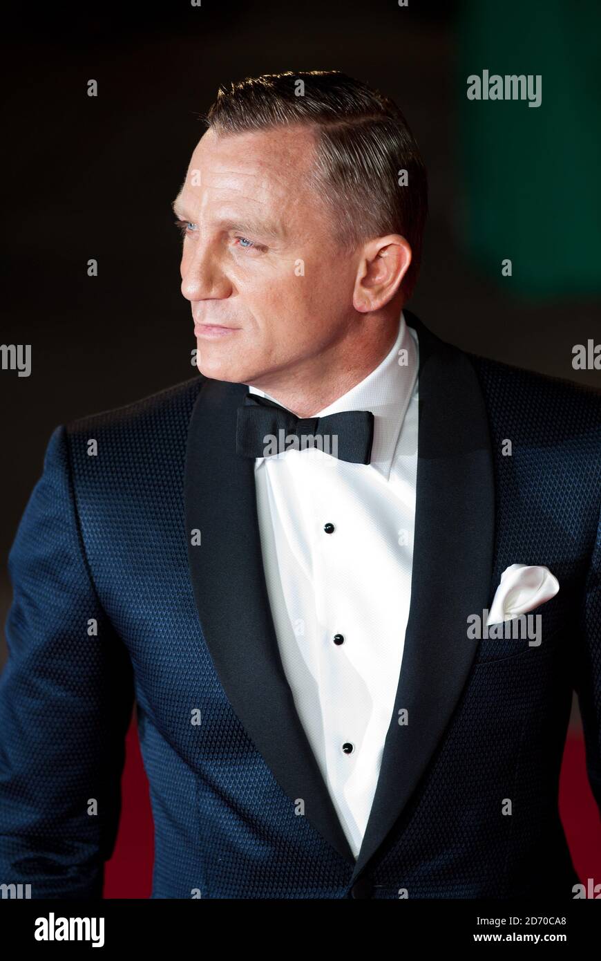 Daniel Craig Attending The Premiere Of Skyfall At The Royal Albert Hall In West London Stock 0336